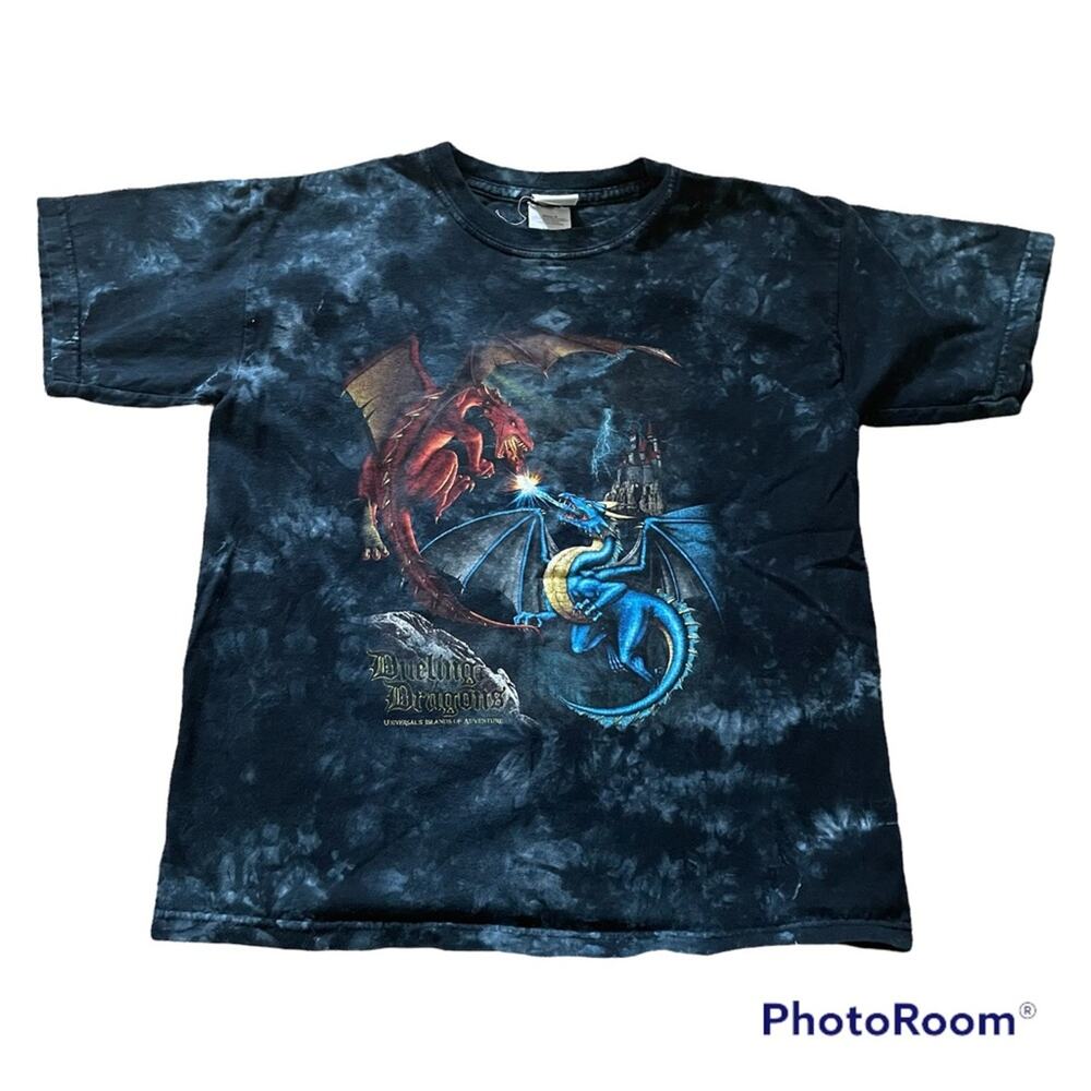 Dueling Dragon vintage tshirt universal studio